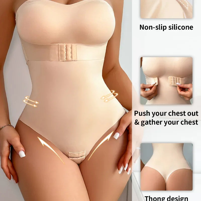 SculptEase Strapless Shapewear Bodysuit