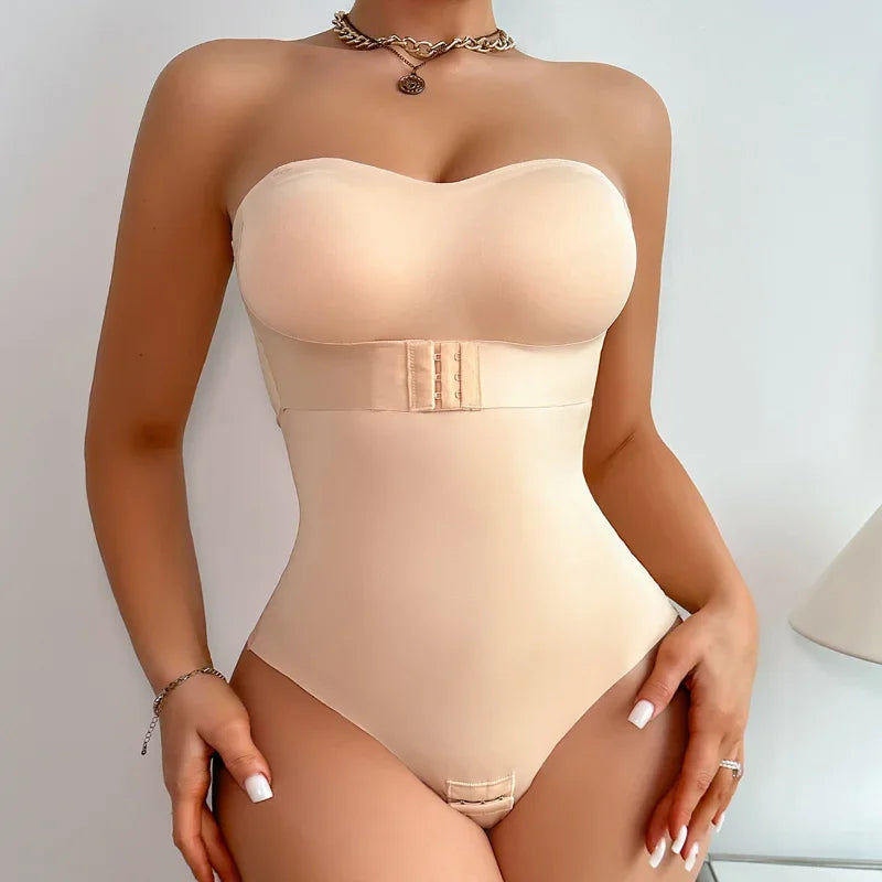 SculptEase Strapless Shapewear Bodysuit